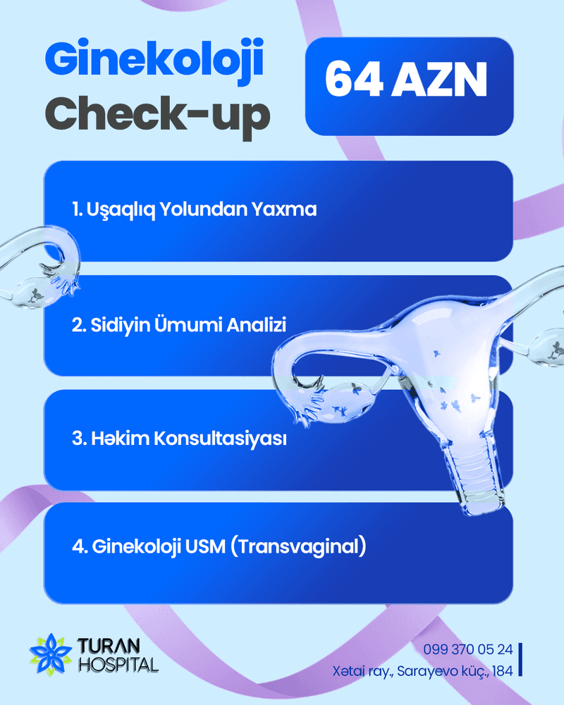 Ginekoloji check up - Turan Hospital Xəbərləri və Aksiyalar