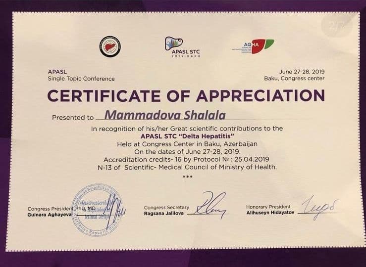 Həkim Peşəkar Sertifikatı 5 - Turan Hospital